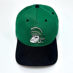 Vintage Michigan State University Spartans Twins Enterprise Cap Hat MSU East Lansing College 90&#39;s