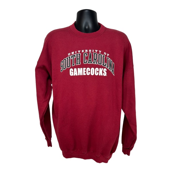Vintage University of South Carolina Gamecocks Sweatshirt 90's Made in USA SEC College Football Crewneck Columbia SC Size 2XL