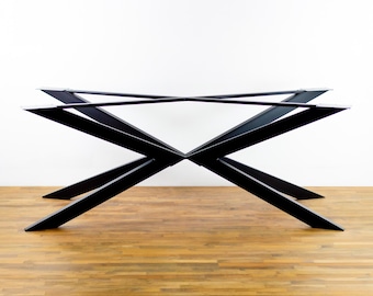 Spider Dining Table Base For Kitchen and Dining Tables | 28"H x 24” W x 52” L | Customizable Sizes | TUG by BALASAGUN