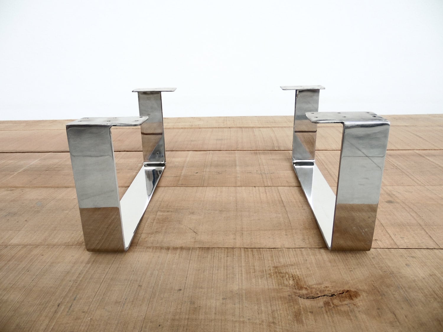 Stainless Steel Sofa Legs 8 X 16 Flat Steel Etsy