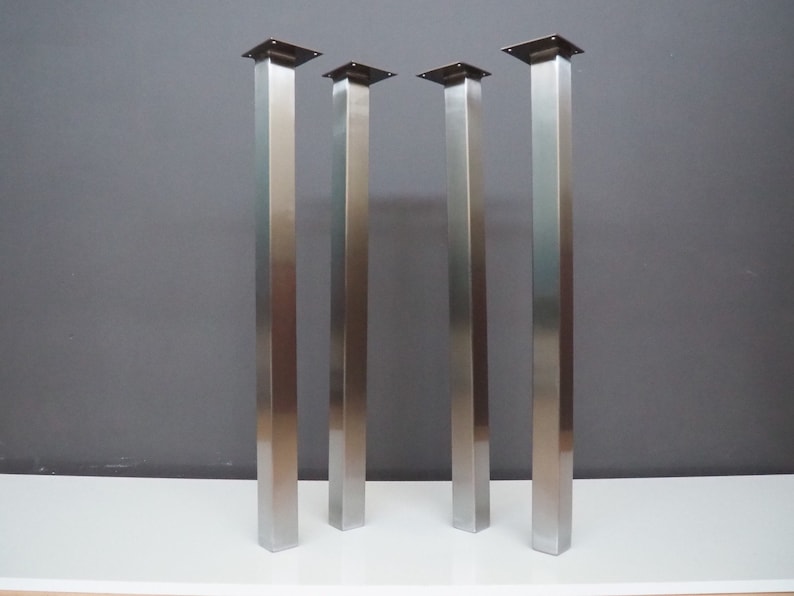 Stainless Steel Post Table Legs - Thumbnail 4