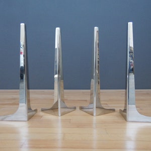 Coffee Table Legs ,10” Wings Metal Furniture Legs, Height 5”-10” Set(4)