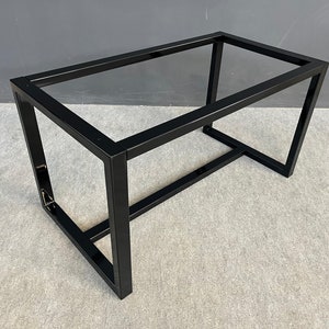 Base de mesa de comedor de metal resistente para mesas de 96&#39;&#39; x 102&#39;&#39; / &#39;&#39;PERSONALIZABLE&#39;&#39; / Para tableros de mesa de mármol, madera y vidrio