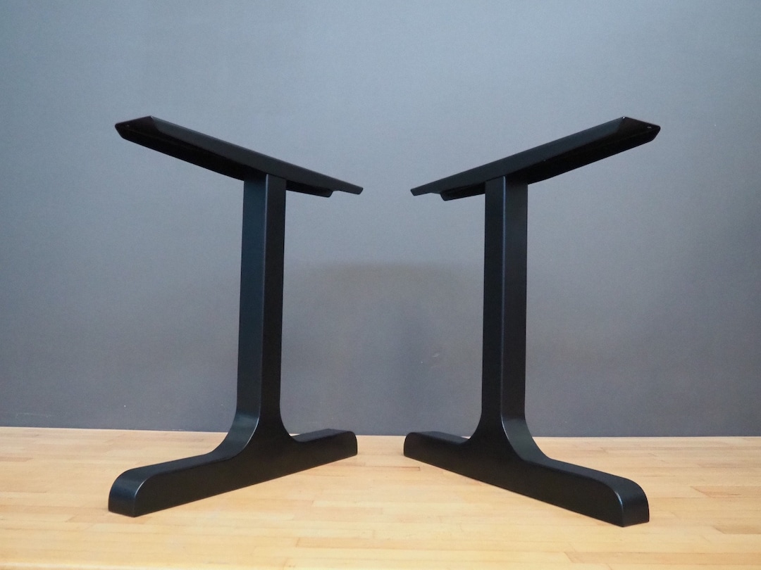 Iron Table Legs Steel Industrial Dining Table Legs , 28 Single Bar70