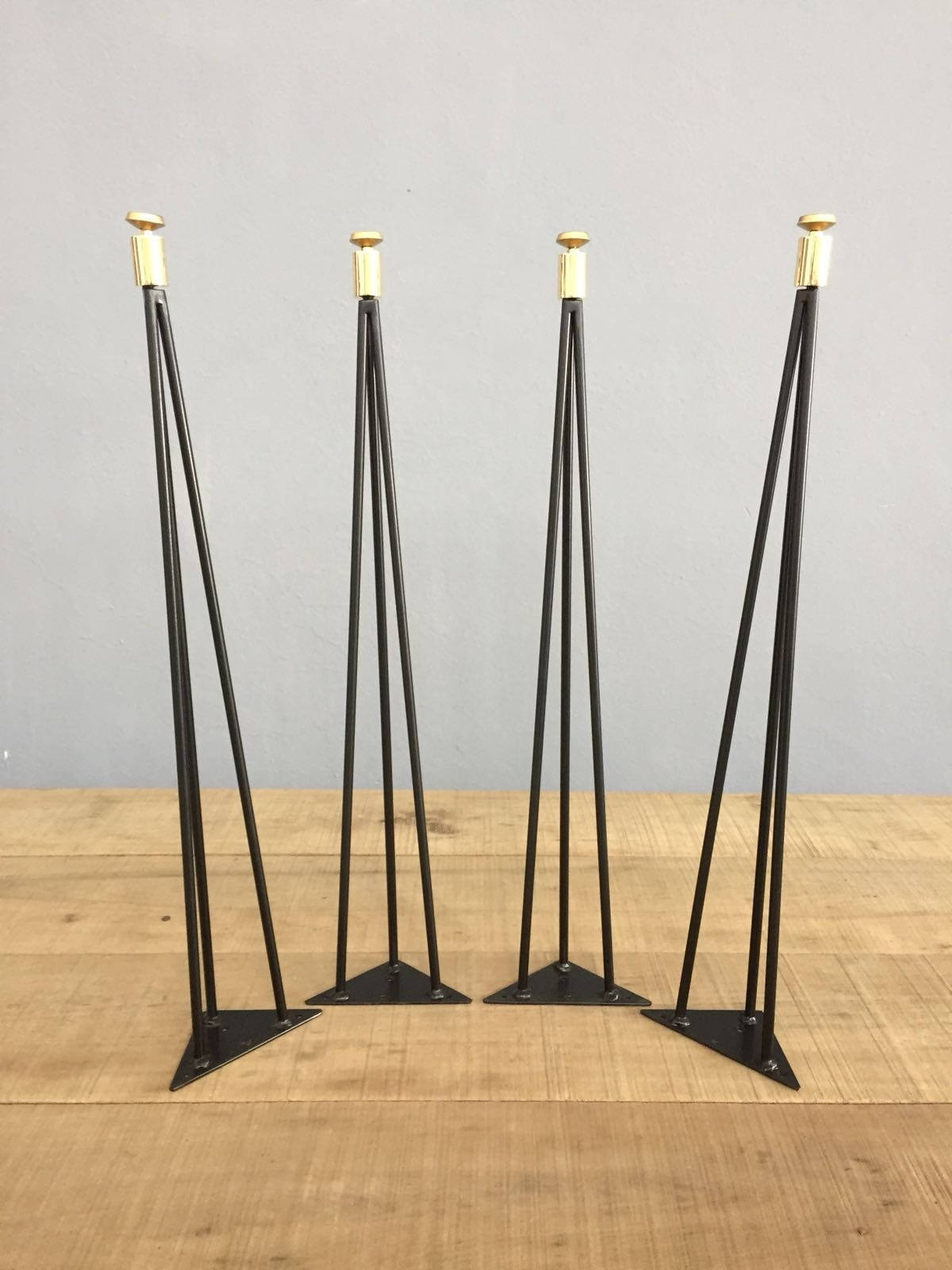 Hairpin Table Legs 28 3PINGold Table Legs Height Etsy