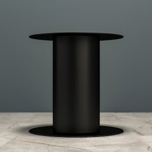 Steel Dining Table Base -28&quot; MAKARA Table Pedestal -28&#39;&#39; Round Table Base  by Balasagun