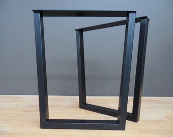 Trapezoid Metal Table Legs , Steel  Table Legs , Desk Legs For Reclaimed Table Tops +Free Shipping