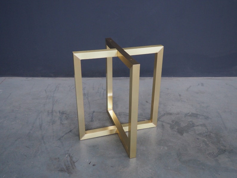 Pedestal Brass Table Base Brass Dining Table Legs 28 H x 28 R Round Table Base Height 25 30 image 6