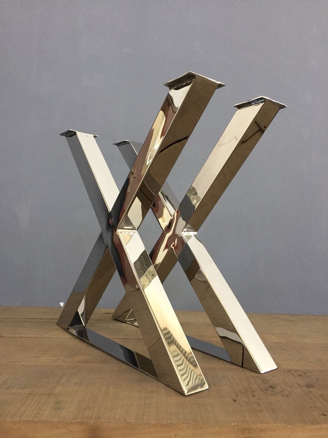 Steel Dining X Shaped Custom Table Legs,28 X-frame Stainless Steel Legs ...