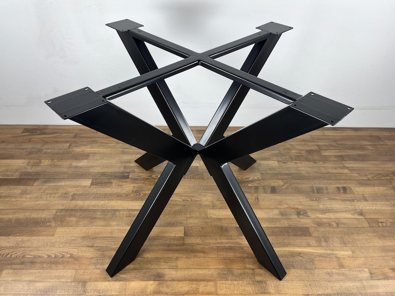 Metal Table Base Kitchen Table Base ''STURDY '' TUG Dining Table Legs For Round Heavy Table Tops Free Shipping image 10