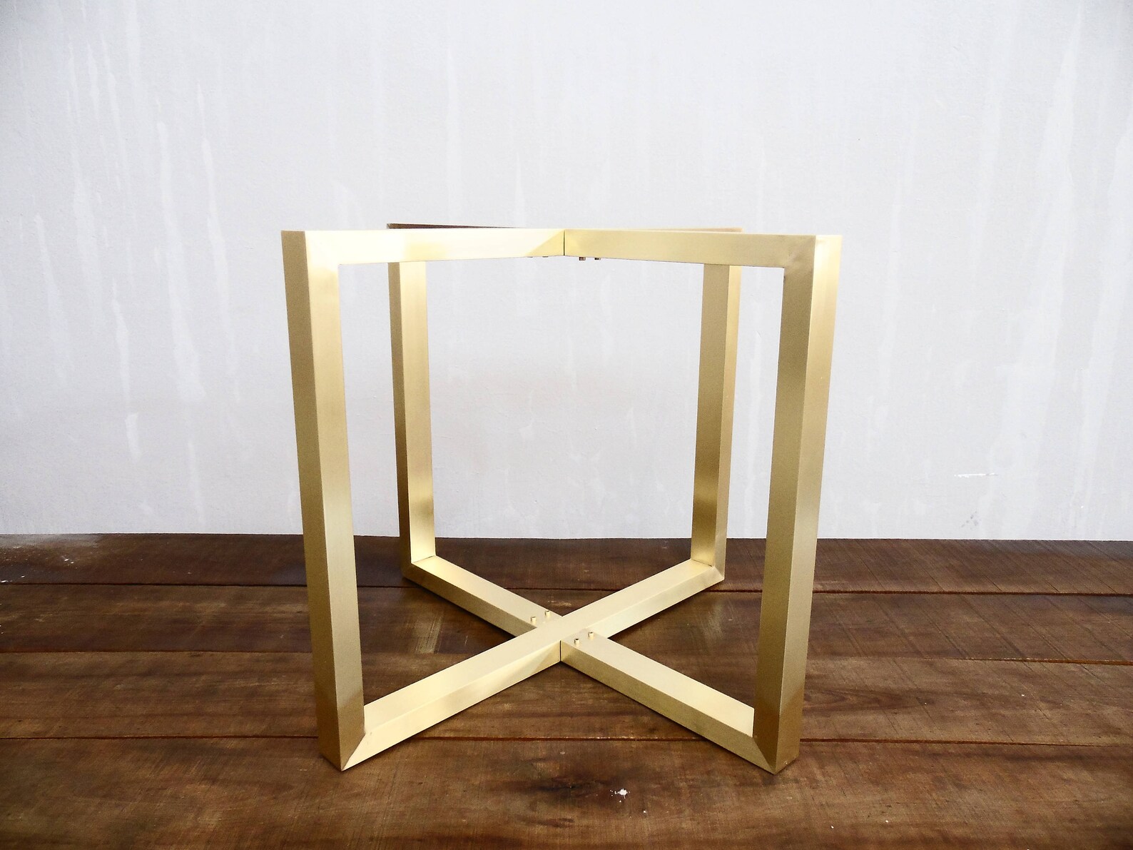 Gold Table Legs Round Brass Table Legs for Glass Marble Etsy