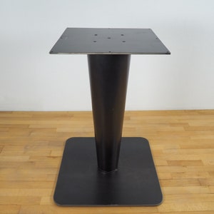 Steel Table Base , 28" Table Pedestal , GOLDEN HORN by Balasagun