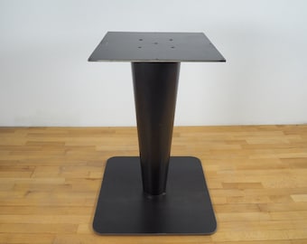 Steel Table Base , 28" Table Pedestal , GOLDEN HORN by Balasagun