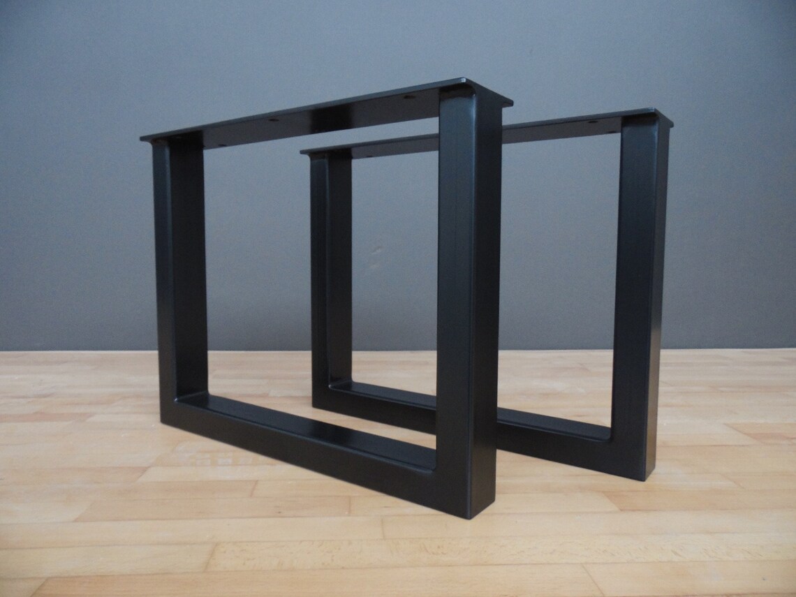 Coffee Table Legs Metal Industrial Steel Bench Legs Set 2 - Etsy
