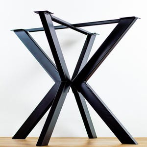 Metal Round Counter Table Base | &#39;&#39;STURDY &#39;&#39; TUG 35&quot; Dia. Dining Table Bases For Heavy Table Tops | Custom Size Available