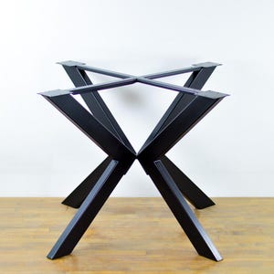 TUG Metal Round Table Base |Kitchen Table Base |W&L 35" Customizable Height 26"- 30".Dining Table Bases For Heavy Table Tops
