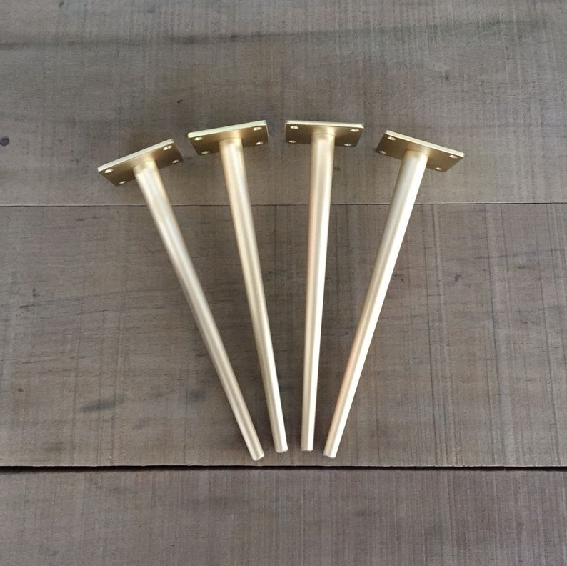 Brass Coffee Table Legs 16 BITLIS Tapered Table Legs - Etsy India