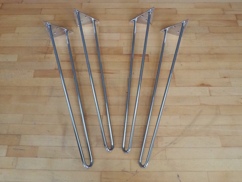 28 Stainless Steel Hairpin Table Legs Height 26 Etsy