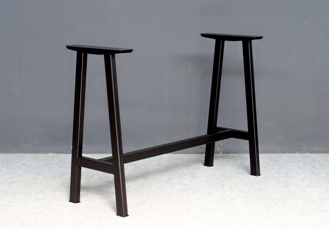 Bar Height Steel Table Legs – 40” Height | A - Frame Base for Small ...