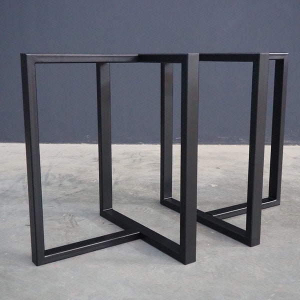 Metal Dining Table Legs| TRESTLE Table Legs  | Set of 2 | KITCHEN Table Legs By BALASAGUN