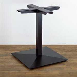 Base de mesa resistente de 132 cm / Pedestal ZARF para mesas de banquete y rectangulares / Uso en apartamentos y restaurantes