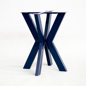 Metal Round Table Base: 28" Dining Table Pedestal - Customizable TUG Series