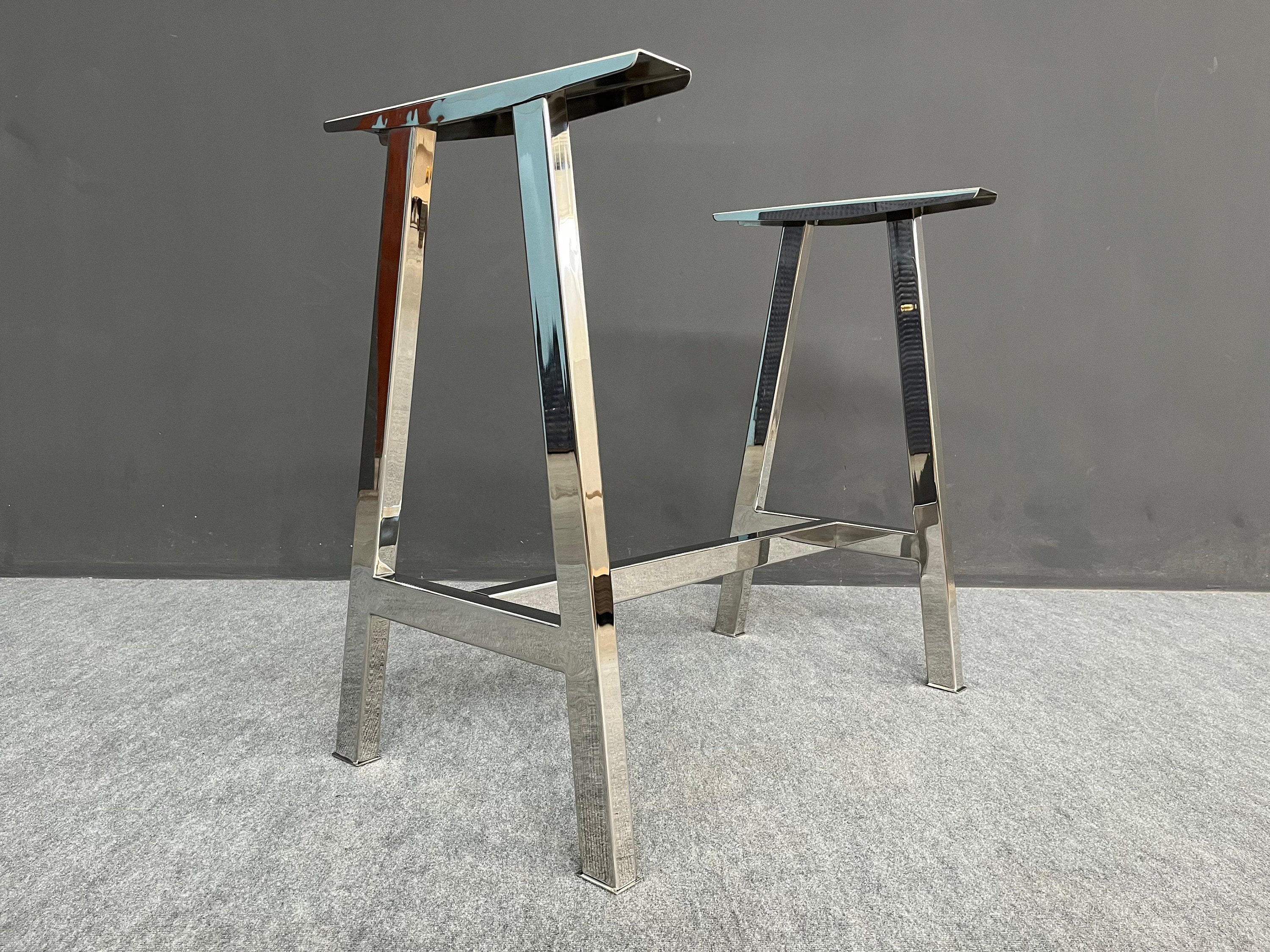 Stainless steel bar height table sale
