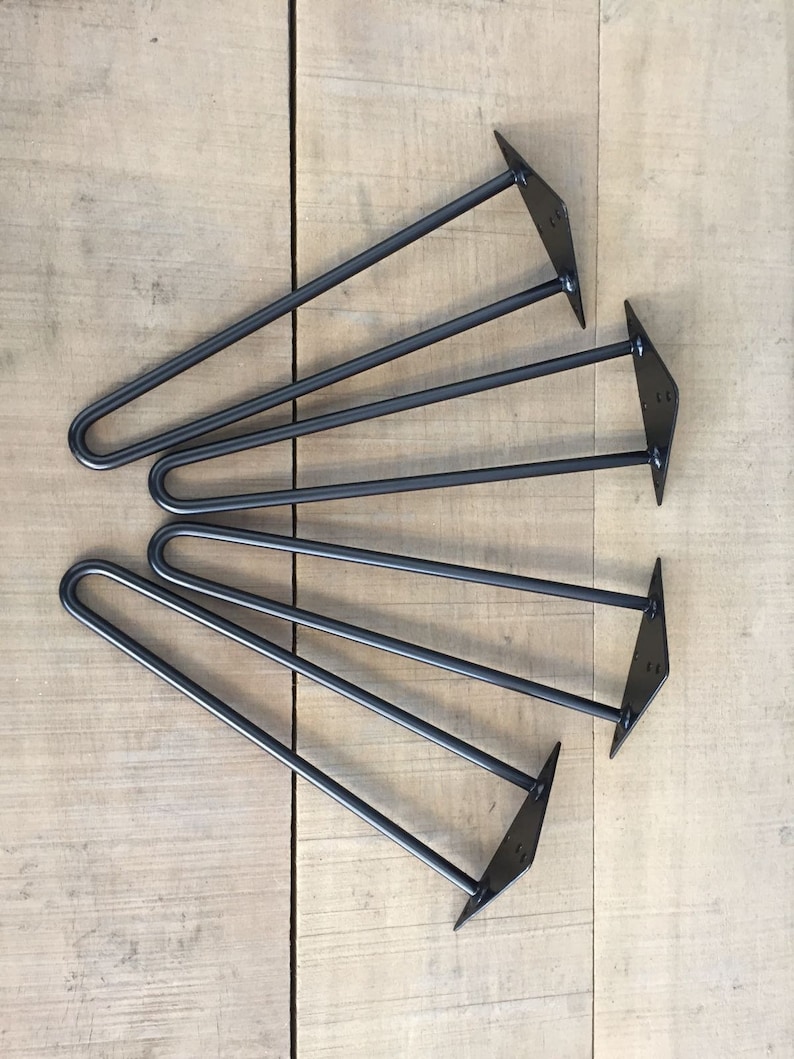 Coffee Table Legs 16 Hairpin Table Legs Rod 10mm Etsy