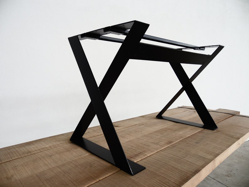 Metal Dining Table Legs Heavy Duty Steel Table Base X Etsy
