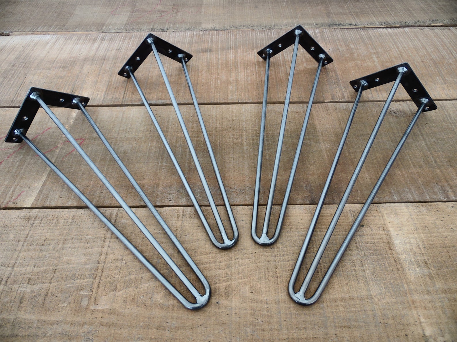 Metal Bench Legs 18 3ROD Hairpin Legs Height Etsy