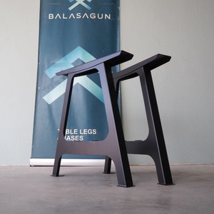 Steel A-Frame Table Legs – 28" Height, Modern Design (Set of 2)