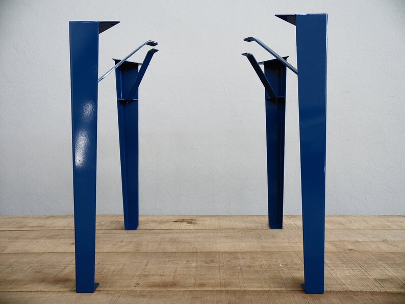 28 Angle Steel Table Legs With Braces Height 26 Etsy