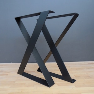 35&quot; Counter Height Table Legs – Metal Bar Table Base | Modern Industrial Design for Kitchen Islands & High Desks