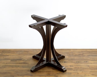 Table Pedestal for Granite , Marble and Wood Tables - Steel Round Table Base – Customizable Height - HILAL