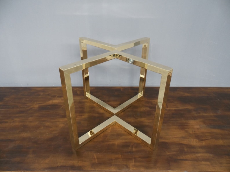 Brass Metal Table Legs Gold Dining Table Legs Modern Table Etsy