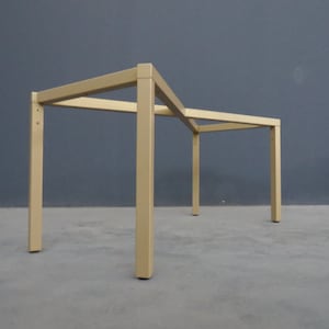 Dining Sturdy Base, 28"H x 24"W x 52” Metal  Dining Table Base, SERPENE Table Base, Height 26” - 30”