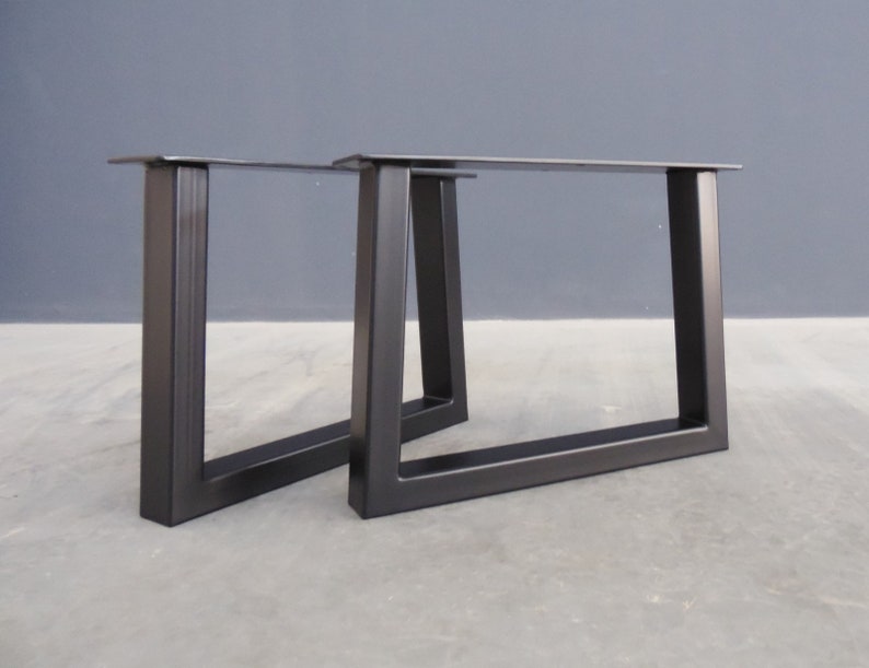 Metal Coffee Table Legs 16 Trapezoidin Table Legsbase Etsy
