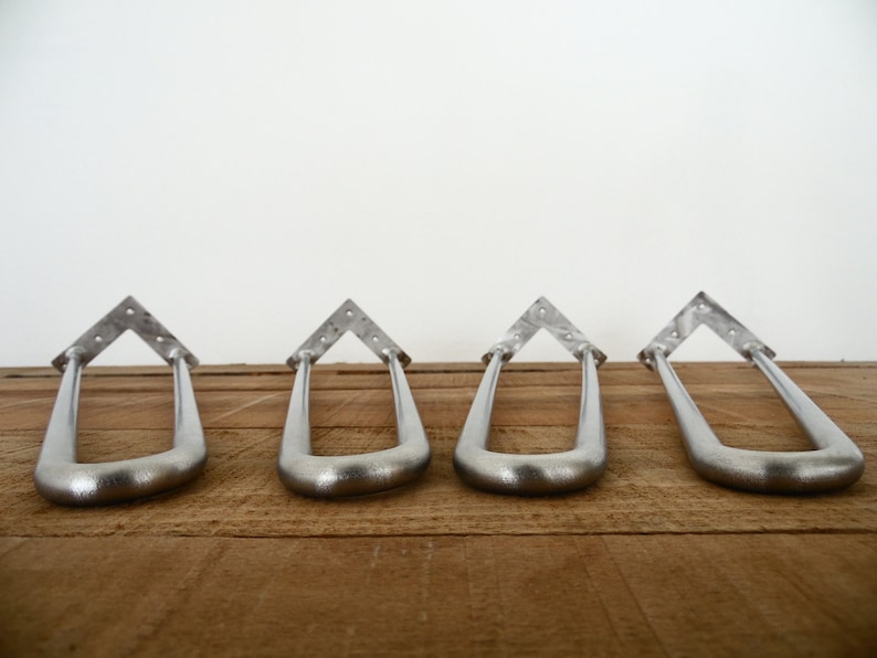Metal Hairpin Table Legs Set 4 Stainless Steel Hairpin Legs Metal Dining Table Legs