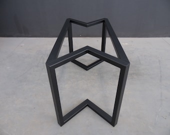 Base per tavolo con staffa in acciaio – 71 cm (altezza) x 61 cm (larghezza) x 132 cm (lunghezza) / Telaio personalizzabile per tavoli da pranzo, ufficio o conferenze / BALASAGUN