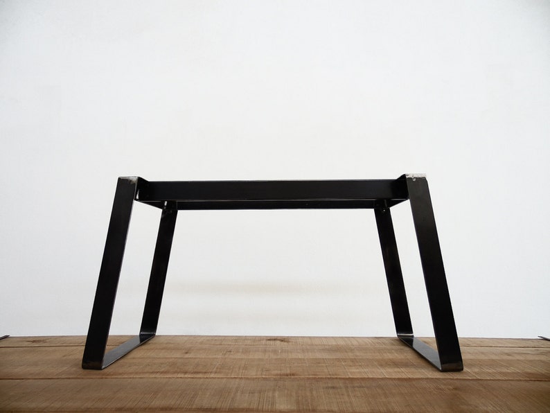 Metal Dining Table Legs Modern Angled Steel Table Base for Etsy