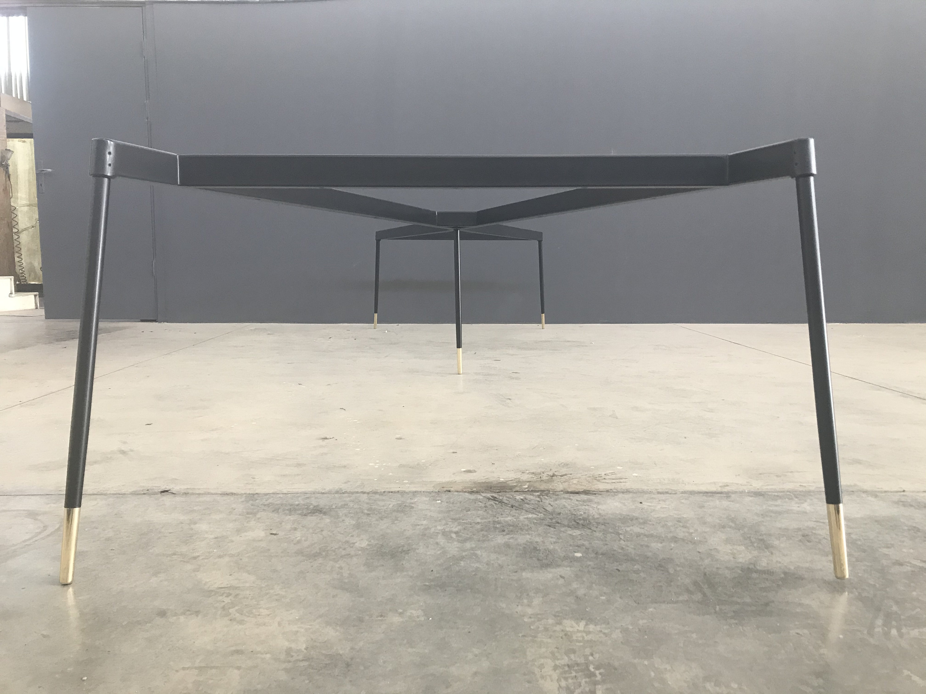 Modern Metal Dining Table Base 28h X 35 W X 112 L Etsy