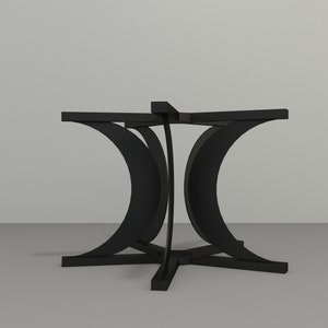 60" Round Dining Table Base | GOK TURAN Pedestal Base 28" H | Heavy-Duty Support for Glass, Marble, or Wood Top | Custom Design by Balasagun