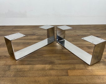 Buy Stainless Steel U Shaped Sofa Legs 4” to 10” Height Wide