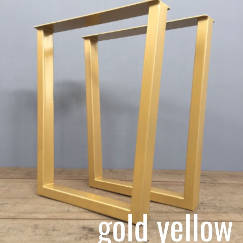Custom Dining Table Legs 28 Trapezoid Metal Table Etsy