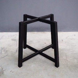 Modern Metal Round Table Base , 28&quot; BURANA -  Height 26&quot; - 30”