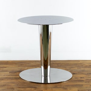 OVAL Pedestal Table Base | Stainless Steel  - 28" Oval  |TULIP | Pedestal for Dining, Kitchen Tables - Customizable & Handmade by BALASAGUN