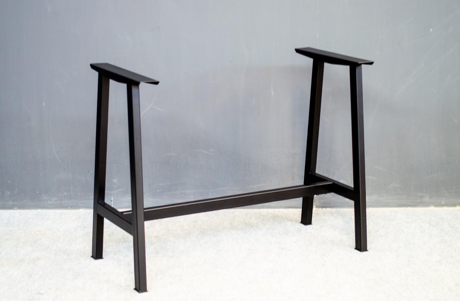 Bar Height Steel Table Legs – 40” Height | A - Frame Base for Small ...