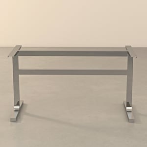Modern Metal Dining Table Base, BESIK, Customizable Height 26” - 30” | Design By Balasagun | Transform Dining Room
