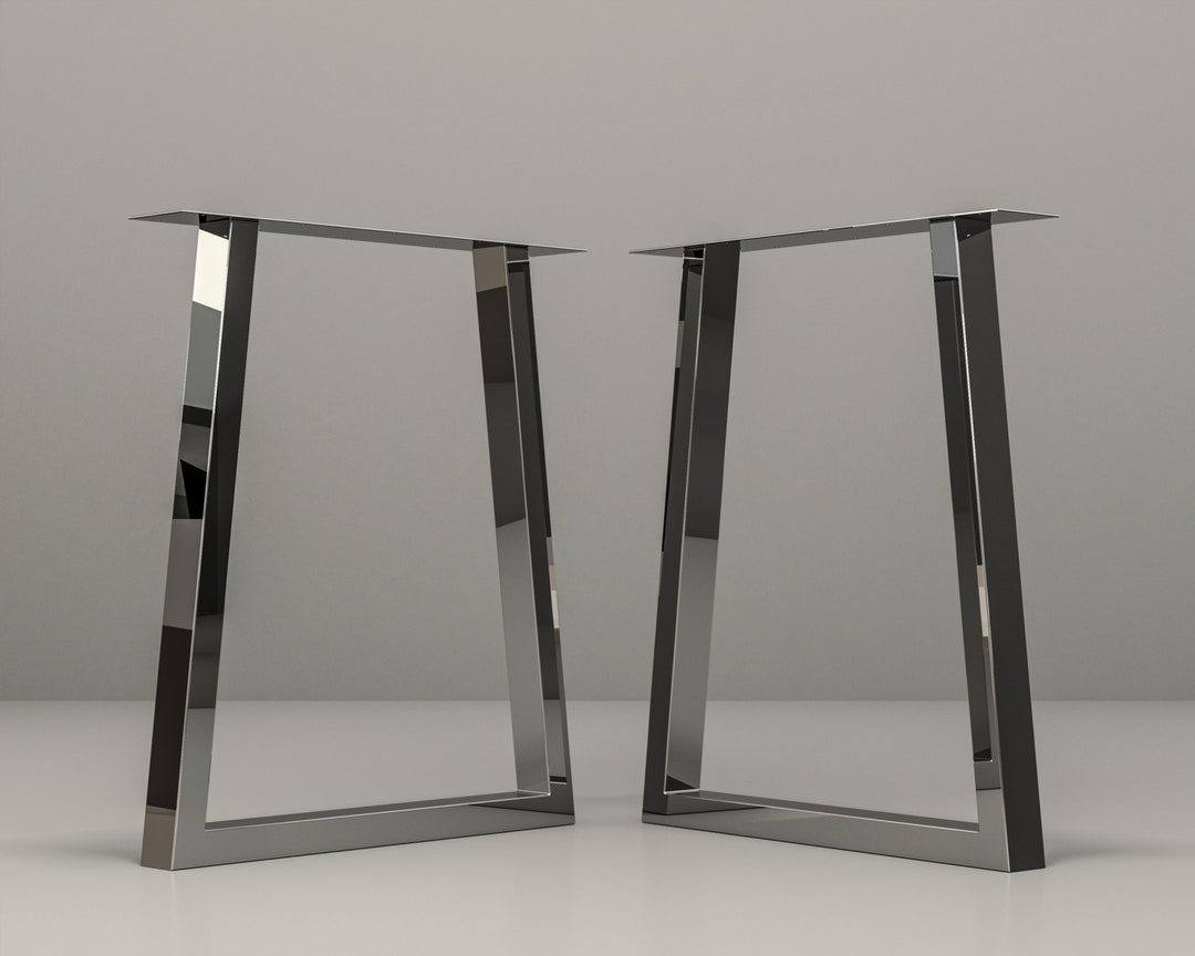 Bar Height Table Legs , 40trapezoidin Table Legs, Base Width 24