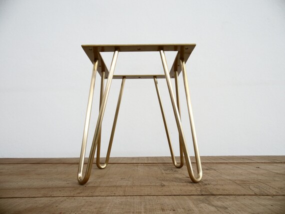 brass hairpin legs